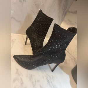 Jewel Badgley Mishka Margot jeweled boots